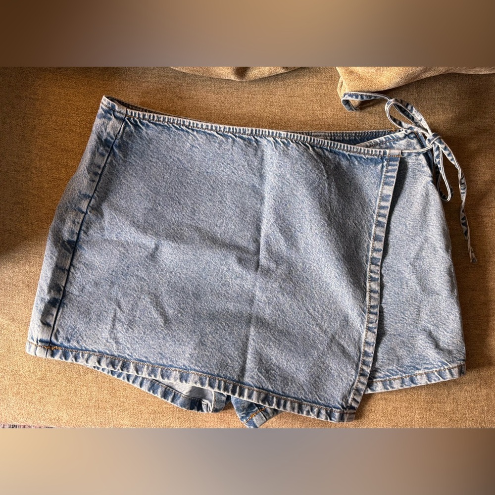 ASOS Blue Jean Skort